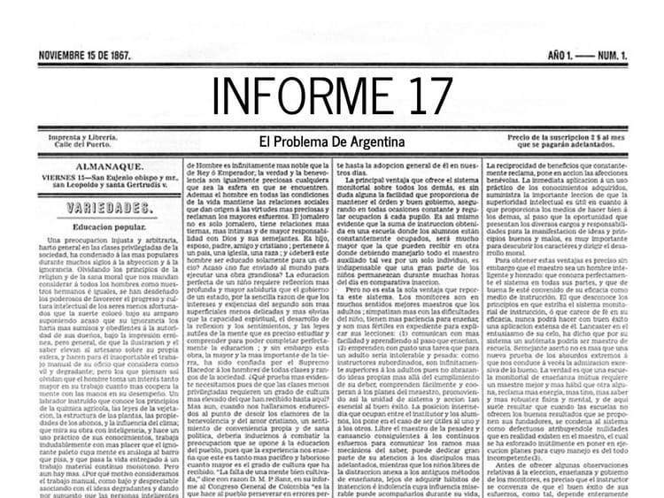 Informe 17: ?? El Problema De Argentina