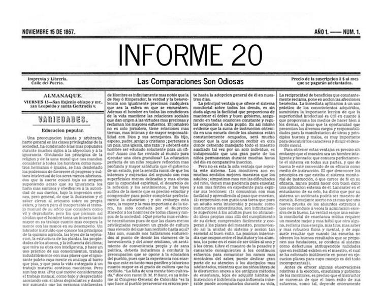 Informe 20: ???? Las comparaciones son odiosas