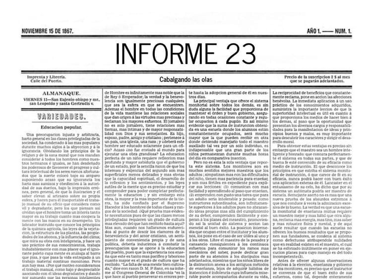 Informe 23: ?? Cabalgando las olas